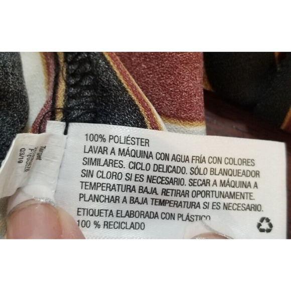 Xhilaration Career Casual Multicolor Jumpsuit Striped Drawstring Wide Leg Size S - Picture 10 of 10